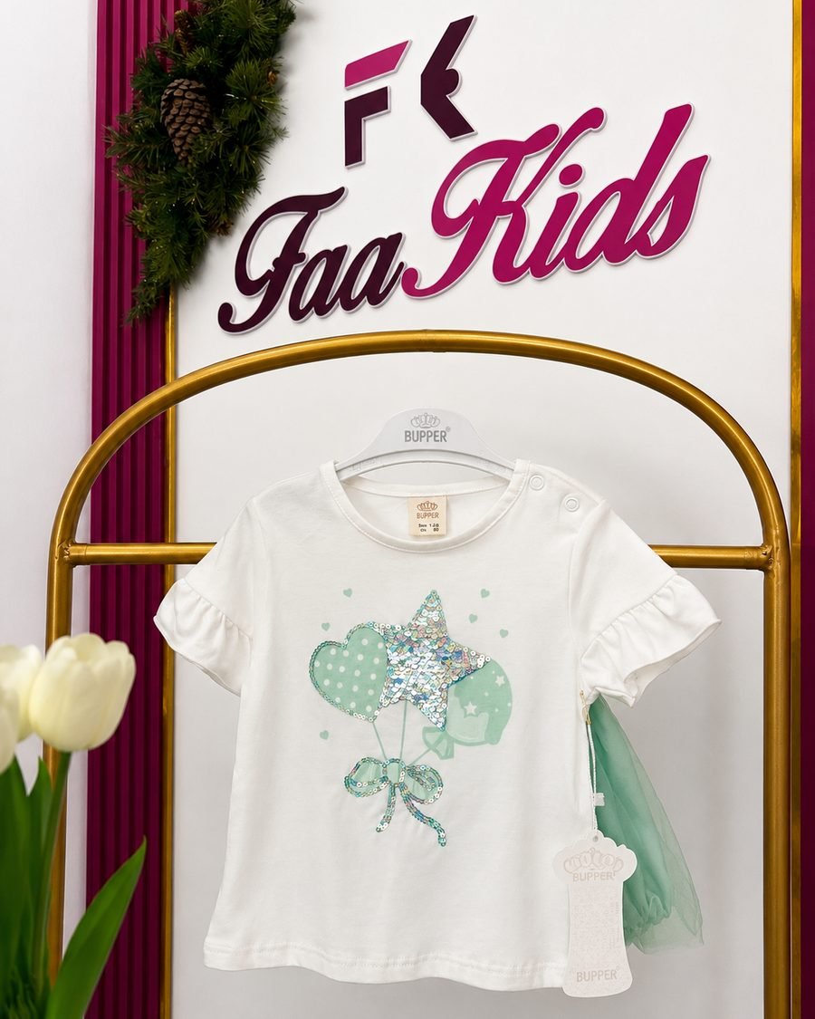 Baby Girl Top & Tulle Skirt — Mint