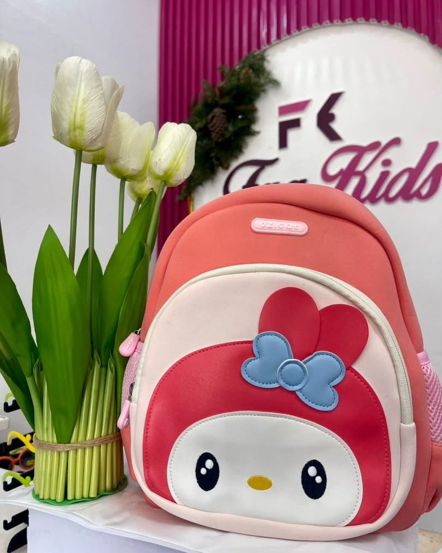 School Backpack — Coral