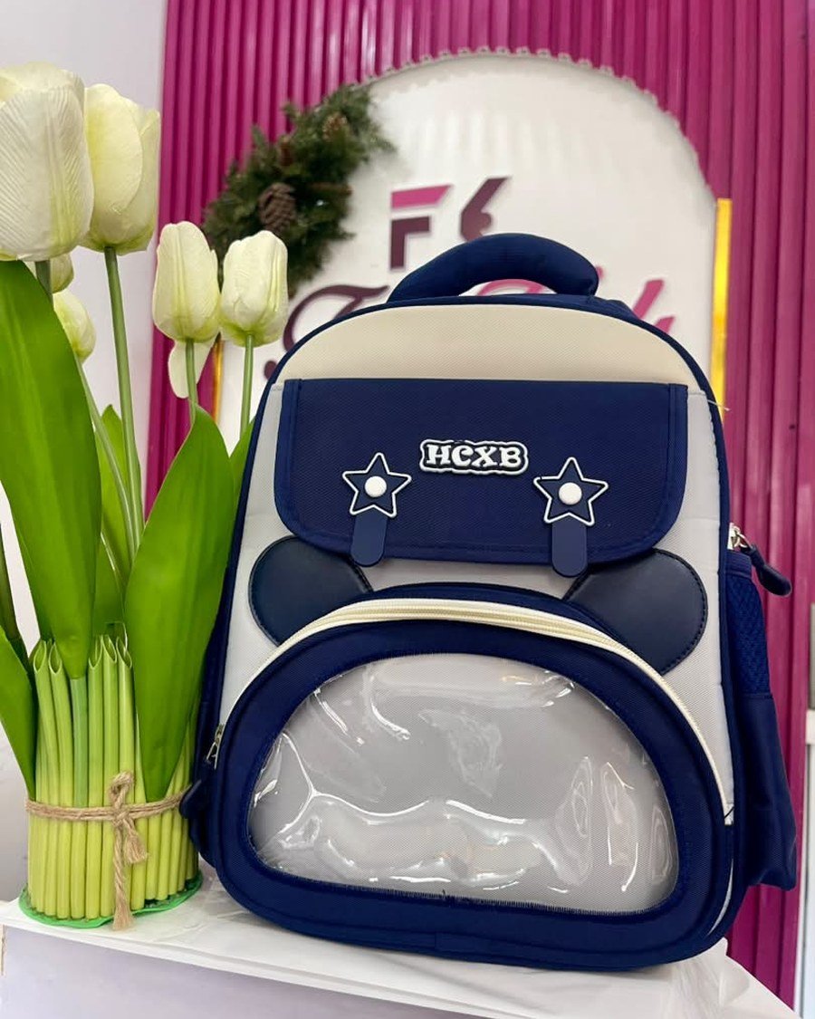 School Backpack — Navy