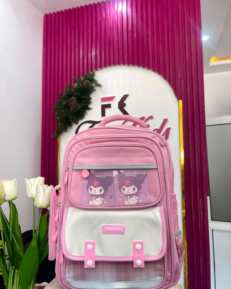 School Backpack — Pink