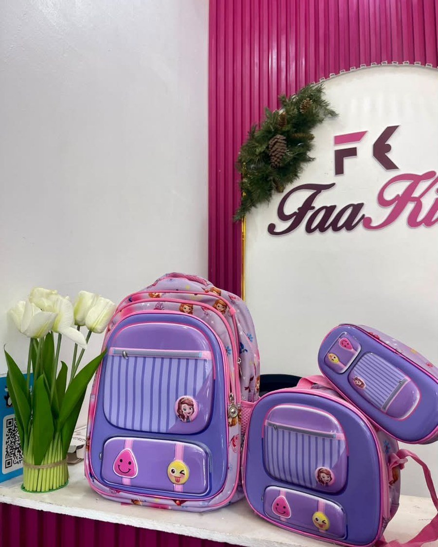 3-Piece Backpack Set — Princess