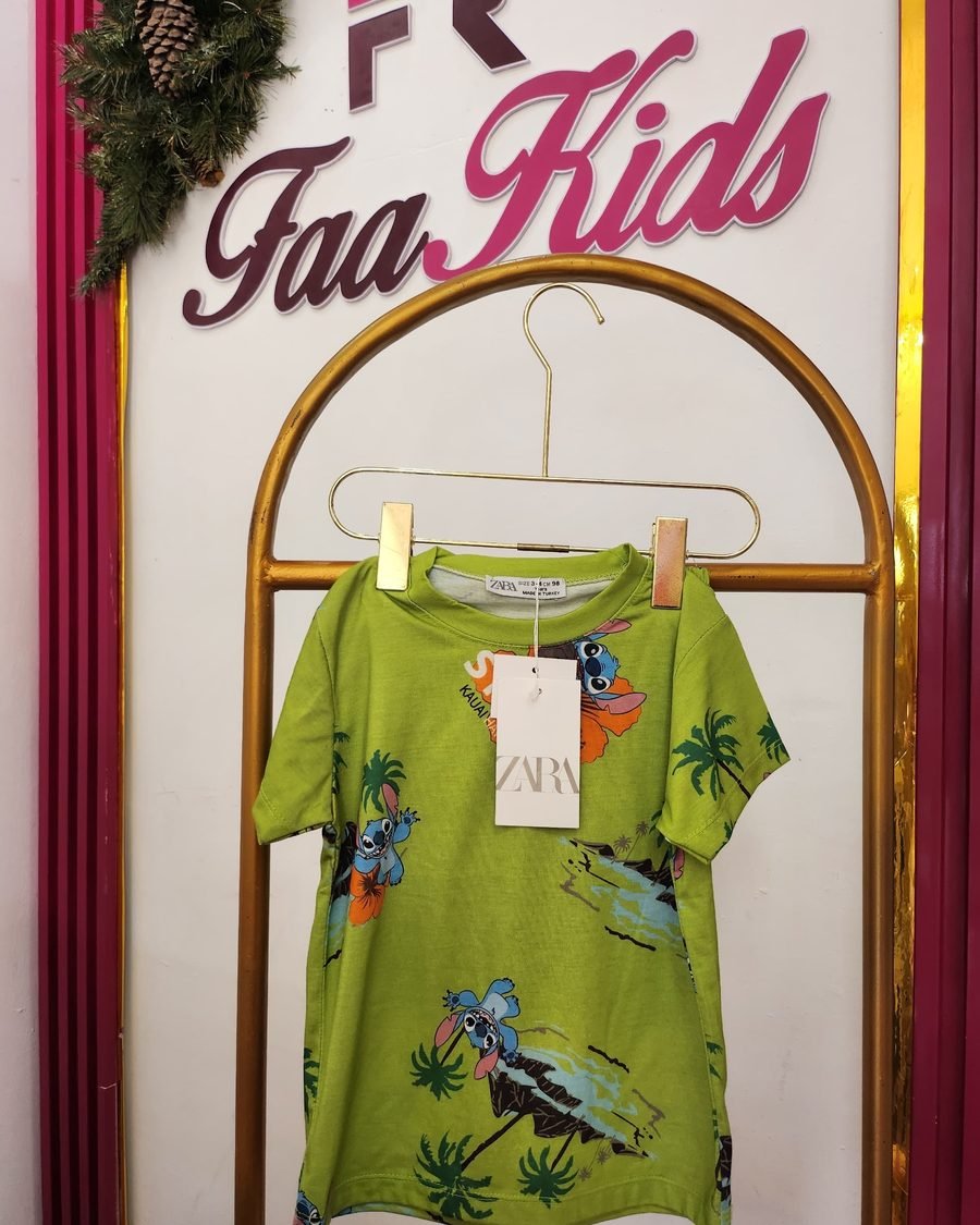 Boys' Tropical Print Tee & Shorts Set — Green