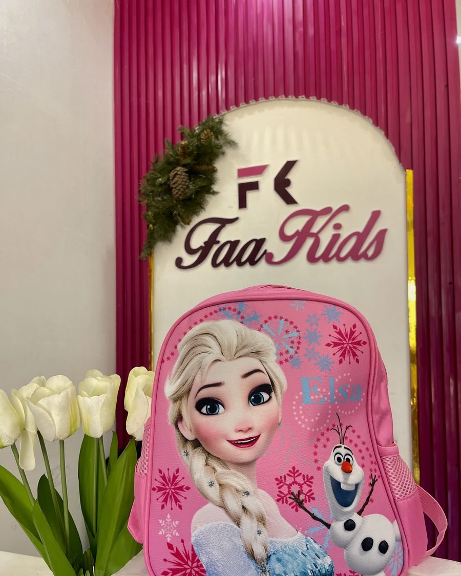 Girls' Bag — Pink (1 Zip)